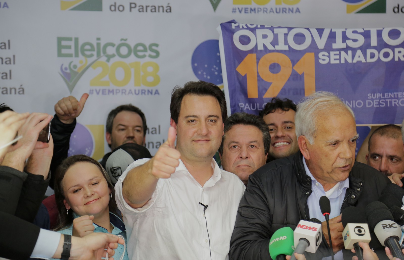 ​Ratinho Junior, do PSD, é eleito governador do Paraná